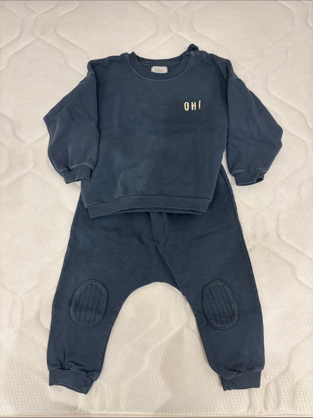 Buho Navy Kids Matching Sweatshirt & Joggers Set